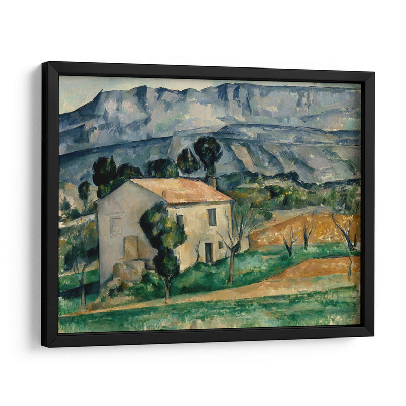 Casa en la Provenza - Paul Cézanne | Cuadro decorativo de Canvas Lab