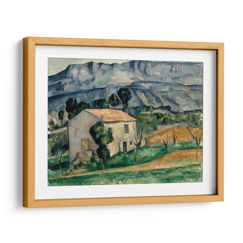 Casa en la Provenza - Paul Cézanne | Cuadro decorativo de Canvas Lab