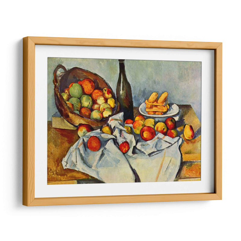 Cesto de manzanas - Paul Cézanne | Cuadro decorativo de Canvas Lab