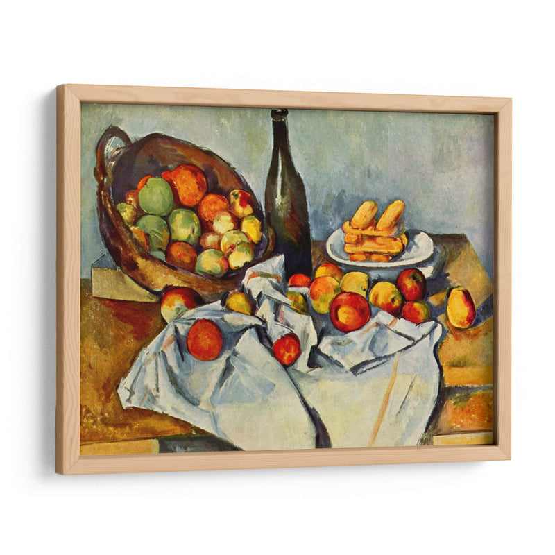 Cesto de manzanas - Paul Cézanne | Cuadro decorativo de Canvas Lab