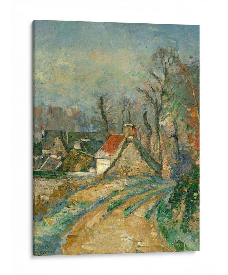 Desviación en Auvers - Paul Cézanne | Cuadro decorativo de Canvas Lab