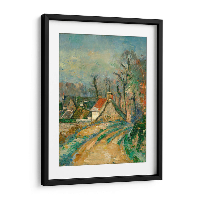 Desviación en Auvers - Paul Cézanne | Cuadro decorativo de Canvas Lab
