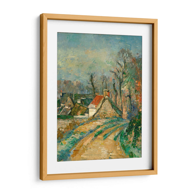 Desviación en Auvers - Paul Cézanne | Cuadro decorativo de Canvas Lab
