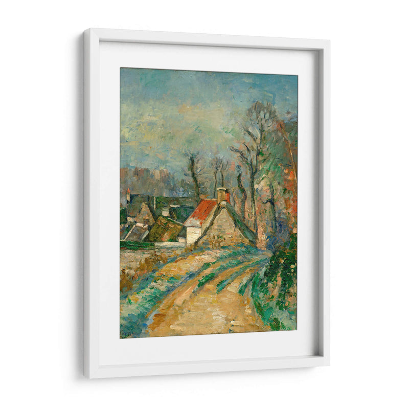 Desviación en Auvers - Paul Cézanne | Cuadro decorativo de Canvas Lab