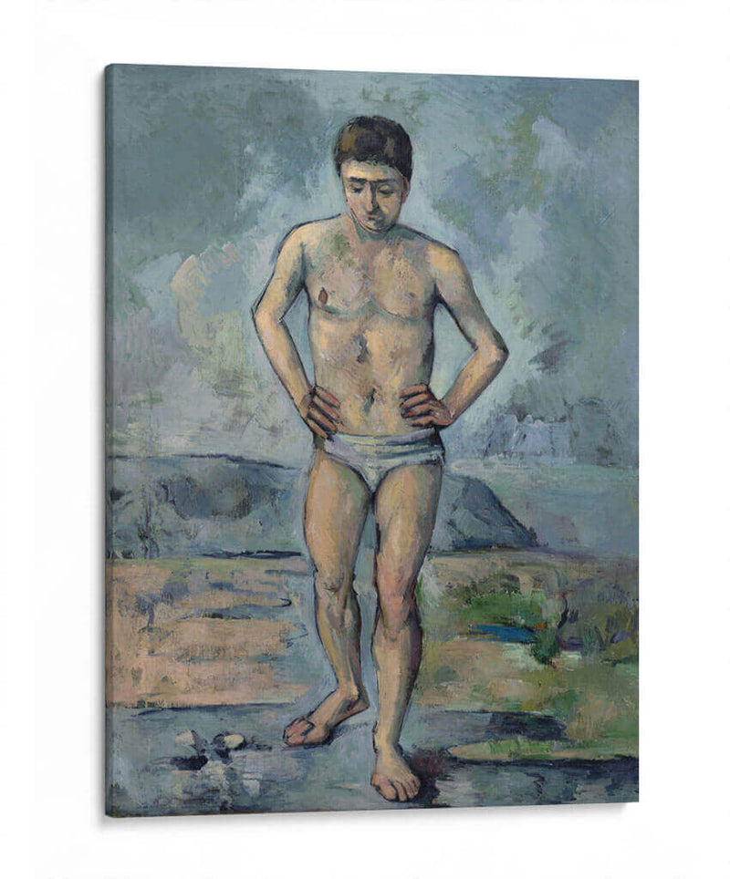 El bañista - Paul Cézanne | Cuadro decorativo de Canvas Lab