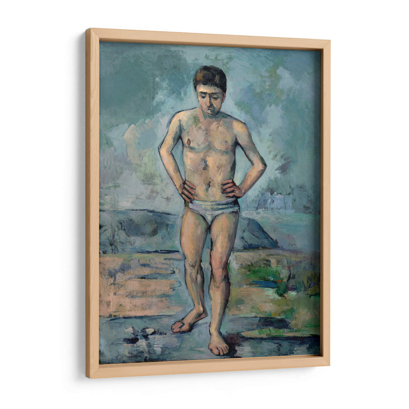 El bañista - Paul Cézanne | Cuadro decorativo de Canvas Lab