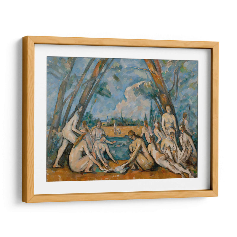 Las grandes bañistas - Paul Cézanne | Cuadro decorativo de Canvas Lab