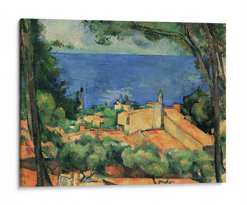 L'Estaque - Paul Cézanne | Cuadro decorativo de Canvas Lab