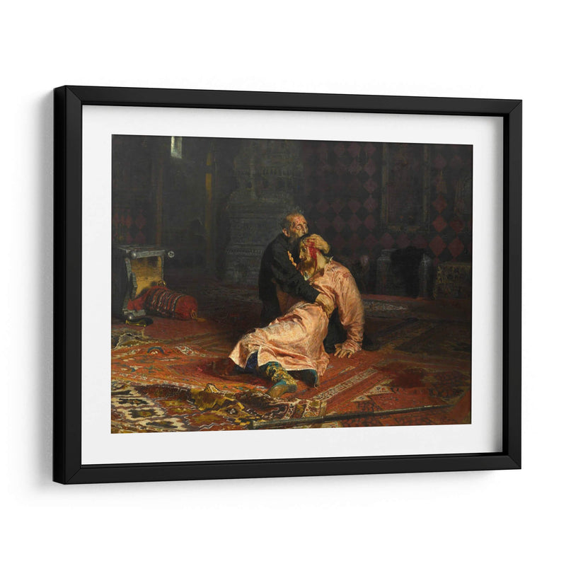 Iván el Terrible y su hijo - Ilía Repin | Cuadro decorativo de Canvas Lab