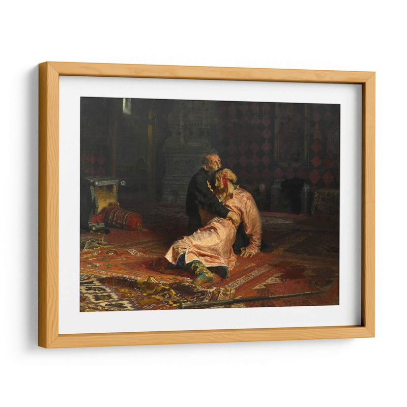 Iván el Terrible y su hijo - Ilía Repin | Cuadro decorativo de Canvas Lab