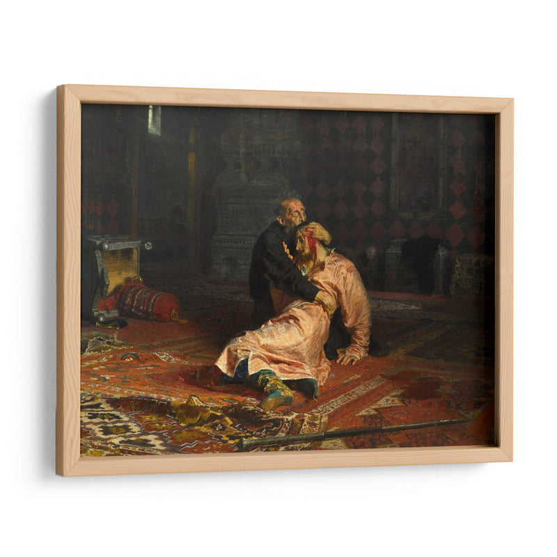 Iván el Terrible y su hijo - Ilía Repin | Cuadro decorativo de Canvas Lab