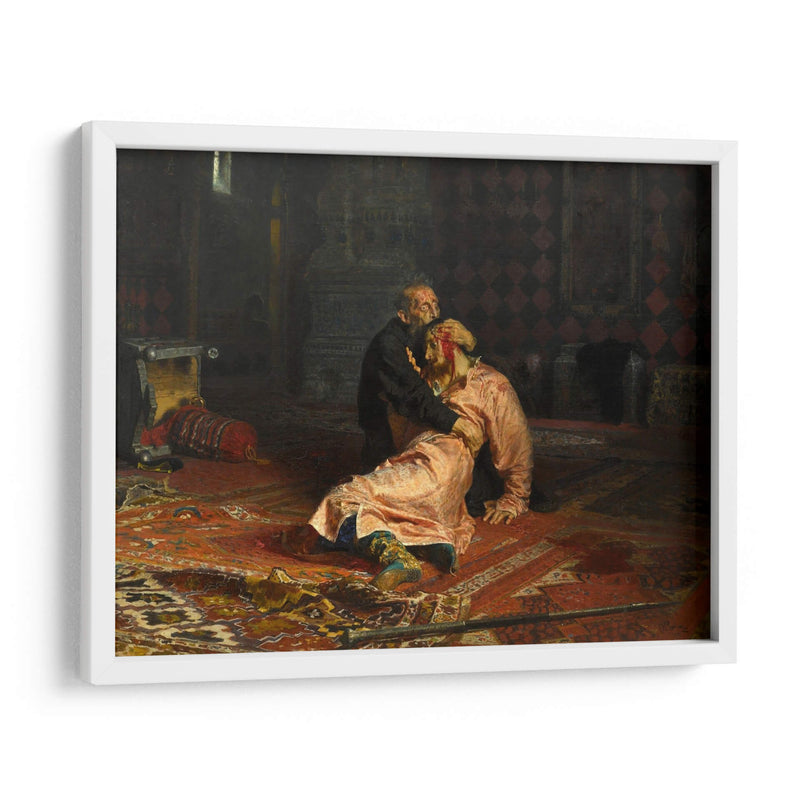 Iván el Terrible y su hijo - Ilía Repin | Cuadro decorativo de Canvas Lab