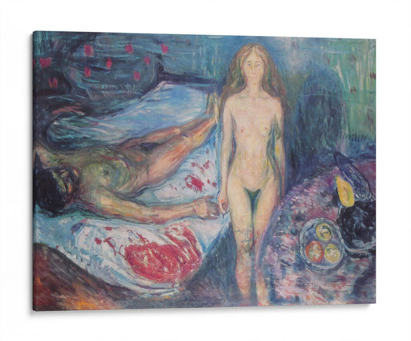 La muerte de Marat I - Edvard Munch | Cuadro decorativo de Canvas Lab