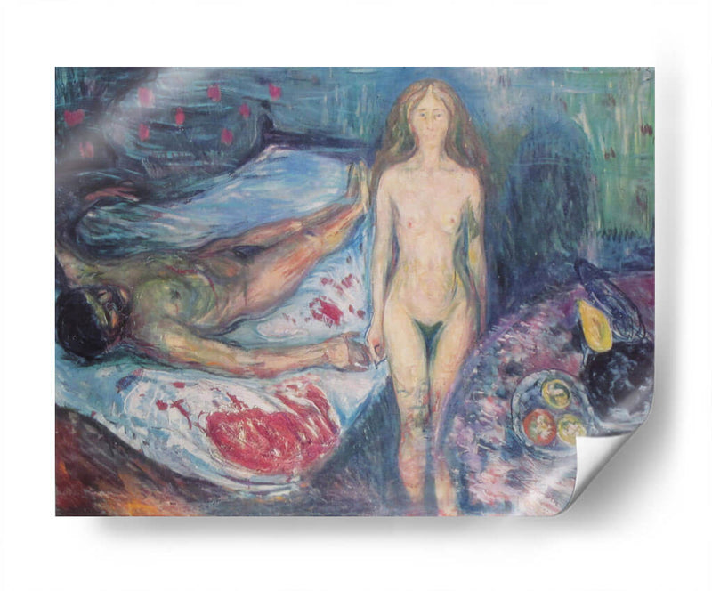 La muerte de Marat I - Edvard Munch | Cuadro decorativo de Canvas Lab