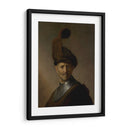 Hombre viejo en traje militar - Rembrandt van Rijn | Cuadro decorativo de Canvas Lab