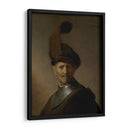 Hombre viejo en traje militar - Rembrandt van Rijn | Cuadro decorativo de Canvas Lab