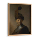 Hombre viejo en traje militar - Rembrandt van Rijn | Cuadro decorativo de Canvas Lab