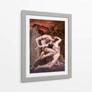 Dante y Virgilio en el infierno - William-Adolphe Bouguereau | Cuadro decorativo de Canvas Lab