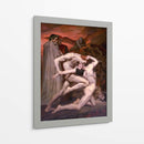 Dante y Virgilio en el infierno - William-Adolphe Bouguereau | Cuadro decorativo de Canvas Lab