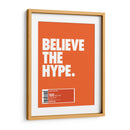 Believe the hype | Cuadro decorativo de Canvas Lab