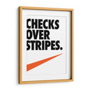 Checks Over Stripes | Cuadro decorativo de Canvas Lab