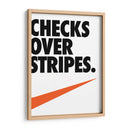 Checks Over Stripes | Cuadro decorativo de Canvas Lab