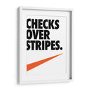 Checks Over Stripes | Cuadro decorativo de Canvas Lab