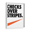 Checks Over Stripes | Cuadro decorativo de Canvas Lab
