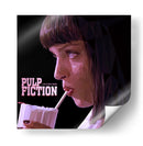 Pulp Fiction Triangle | Cuadro decorativo de Canvas Lab