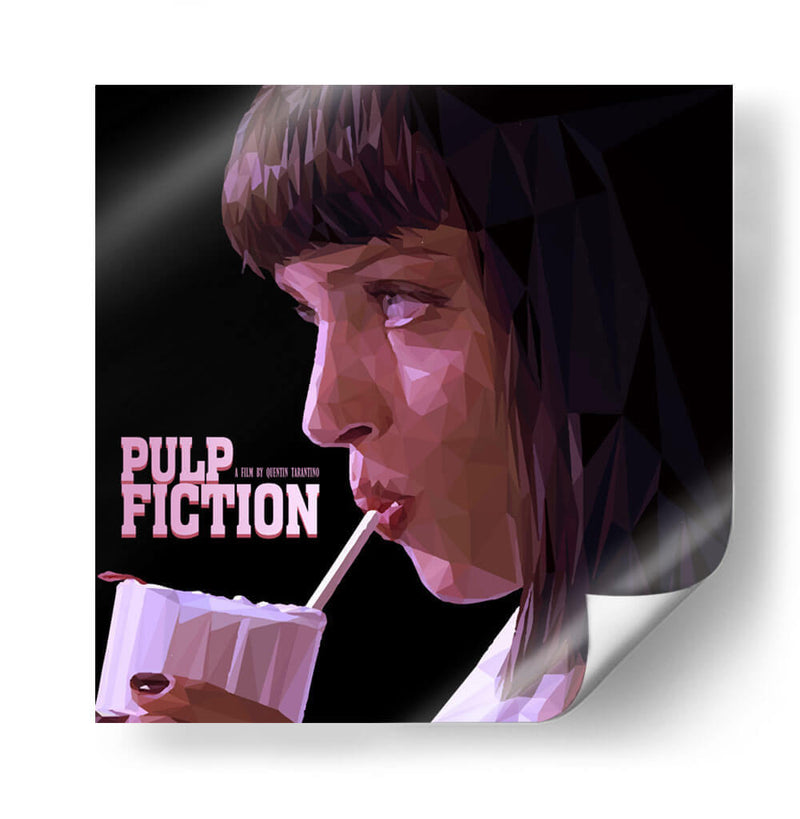 Pulp Fiction Triangle | Cuadro decorativo de Canvas Lab