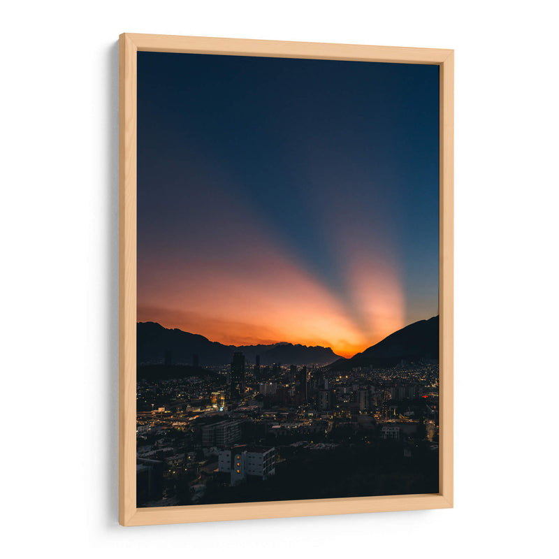 Atardecer desde el Obispado - 2025mx | Cuadro decorativo de Canvas Lab