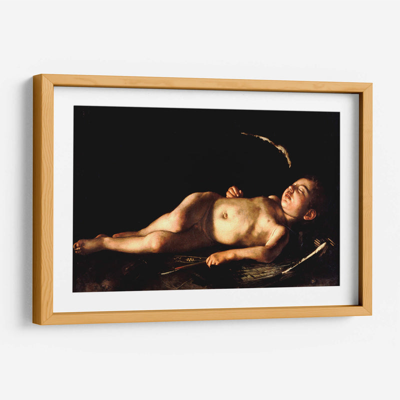 Cupido durmiendo - Caravaggio | Cuadro decorativo de Canvas Lab