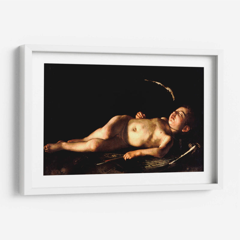 Cupido durmiendo - Caravaggio | Cuadro decorativo de Canvas Lab