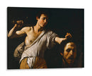 David con la cabeza de Goliat (Viena) - Caravaggio | Cuadro decorativo de Canvas Lab