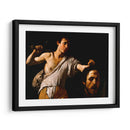 David con la cabeza de Goliat (Viena) - Caravaggio | Cuadro decorativo de Canvas Lab