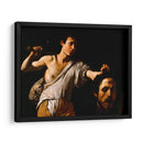 David con la cabeza de Goliat (Viena) - Caravaggio | Cuadro decorativo de Canvas Lab