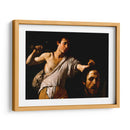 David con la cabeza de Goliat (Viena) - Caravaggio | Cuadro decorativo de Canvas Lab