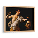 David con la cabeza de Goliat (Viena) - Caravaggio | Cuadro decorativo de Canvas Lab