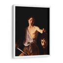David con la cabeza de Goliat - Caravaggio | Cuadro decorativo de Canvas Lab