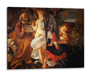 Descanso en la huida a Egipto - Caravaggio | Cuadro decorativo de Canvas Lab