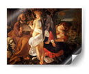 Descanso en la huida a Egipto - Caravaggio | Cuadro decorativo de Canvas Lab