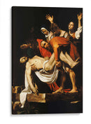 El entierro de Cristo - Caravaggio | Cuadro decorativo de Canvas Lab