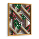 Patrones y hojas | Cuadro decorativo de Canvas Lab