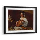 El tañedor de laúd - Caravaggio | Cuadro decorativo de Canvas Lab