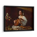 El tañedor de laúd - Caravaggio | Cuadro decorativo de Canvas Lab