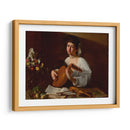 El tañedor de laúd - Caravaggio | Cuadro decorativo de Canvas Lab