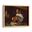 El tañedor de laúd - Caravaggio | Cuadro decorativo de Canvas Lab