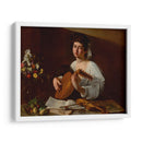 El tañedor de laúd - Caravaggio | Cuadro decorativo de Canvas Lab
