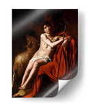 Juan Bautista - Caravaggio | Cuadro decorativo de Canvas Lab