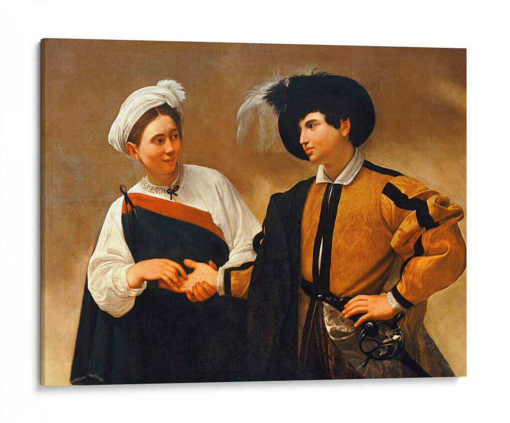 La buenaventura - Caravaggio | Cuadro decorativo de Canvas Lab